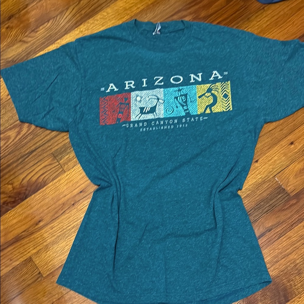 Arizona Graphic Teal T-Shirt